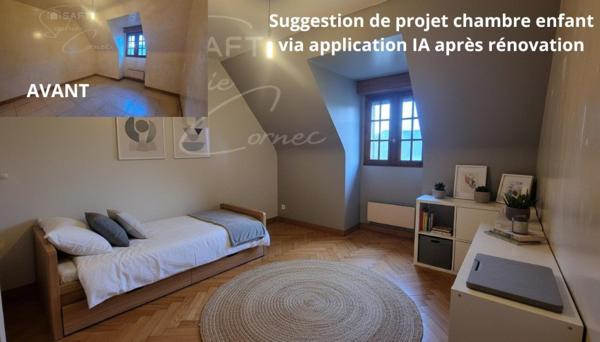 Maison de 119m² à rénover à 2,6km des plages Lodonnec et Langoz