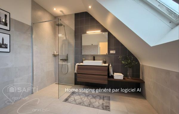 Maison de 119m² à rénover à 2,6km des plages Lodonnec et Langoz