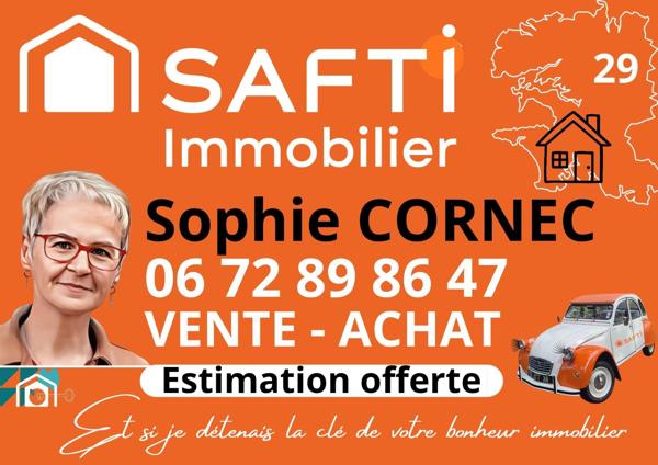 Maison de 119m² à rénover à 2,6km des plages Lodonnec et Langoz