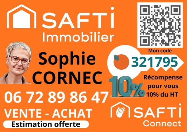Maison de 119m² à rénover à 2,6km des plages Lodonnec et Langoz