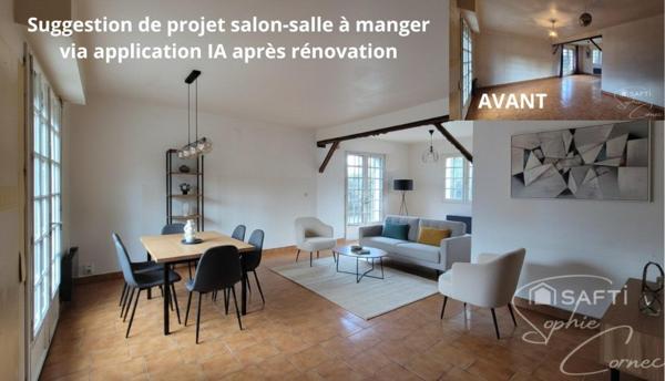 Maison de 119m² à rénover à 2,6km des plages Lodonnec et Langoz