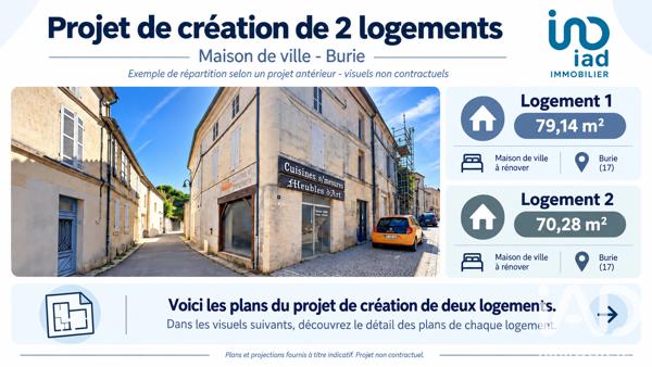 Maison à vendre 4 pièces 150 m² Burie