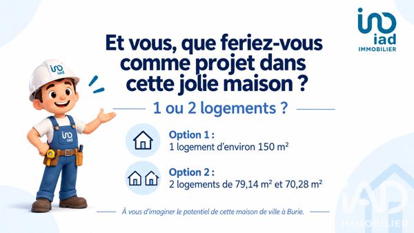 Maison à vendre 4 pièces 150 m² Burie