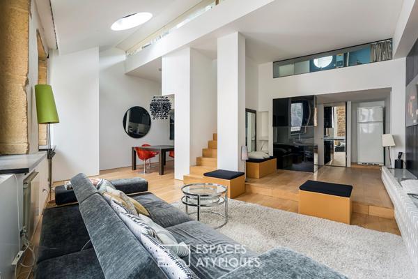 Duplex d’architecte quartier Saint Georges dans le Vieux Lyon