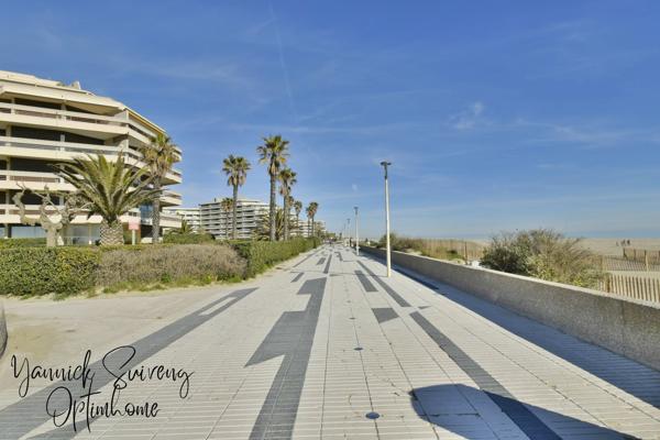 APPARTEMENT PREMIÈRE LIGNE AVEC TERRASSE - CANET PLAGE (66140)