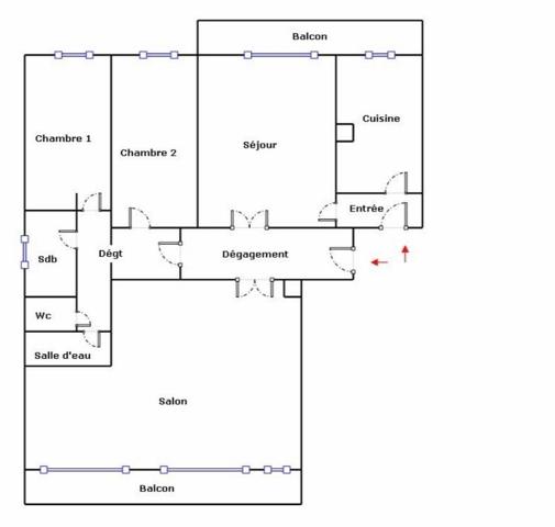 Appartement à vendre 4 pièces 106 m² Meaux