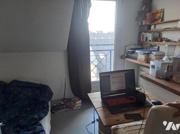 A VENDRE à NANTES - CHAMPS DE MARS - Un Studio de 16,48m2 hab. avec locataire en place