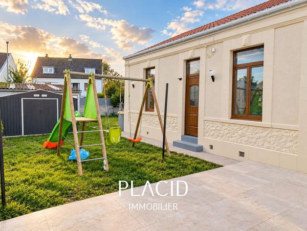 Maison individuelle Calais Plain-pied 2 Chambres jardin garage Calais