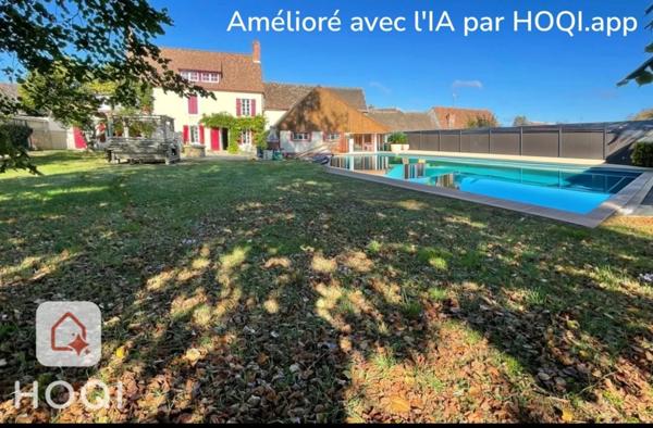 Maison à vendre AXE CONNERRE /LA FERTE BERNARD (72)Maison de Maitre 245 m² habitables, dépendances, piscine , terrain 1550 m²