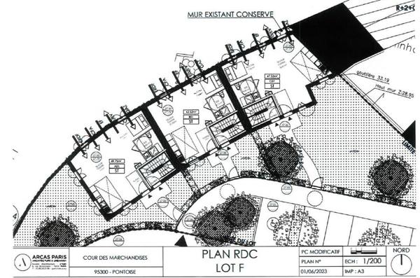 Terrain Pontoise Gare 268m2