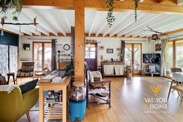TRES RARE - ST CHAMOND - Maison en ossature bois 119 m² - 4 pièces - hors lotissement
