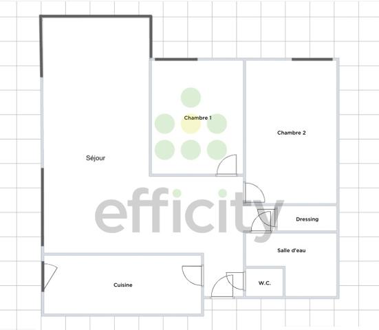 Appartement 4 pièces - 82 m² Exclusivité efficity