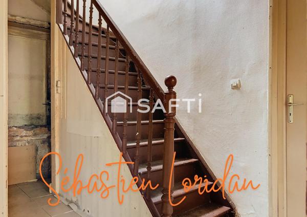 Maison 6 chambres et beau volume en ville