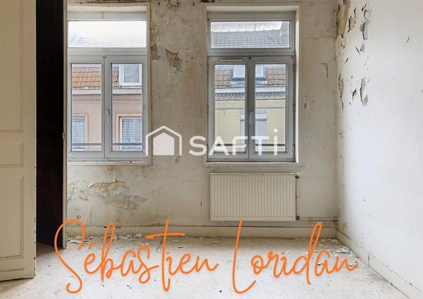 Maison 6 chambres et beau volume en ville