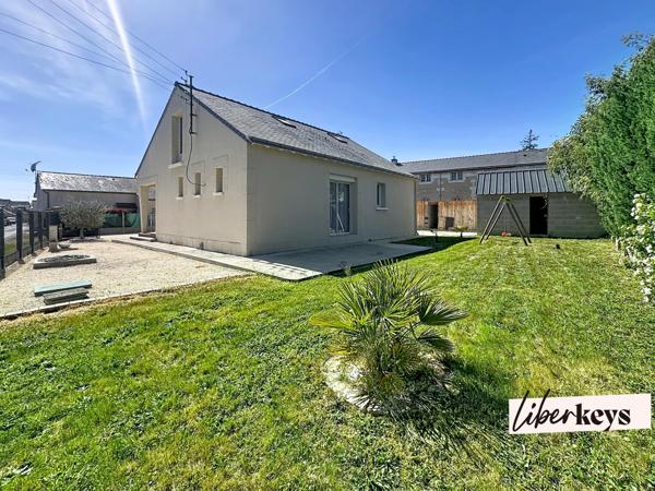 Charmante maison en pierre rénovée – plain-pied – fort potentiel d’agrandissement – Brain-sur-Allonnes