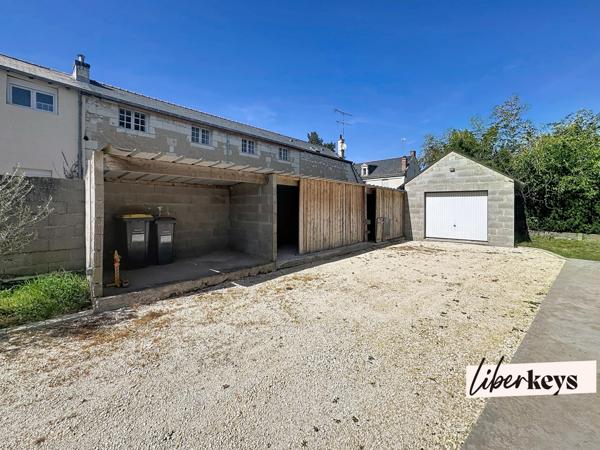 Charmante maison en pierre rénovée – plain-pied – fort potentiel d’agrandissement – Brain-sur-Allonnes