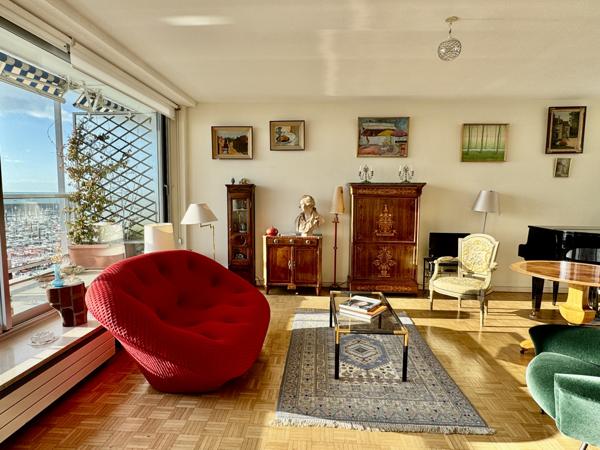 Le Havre (76600) LE HAVRE APPARTEMENT 104 M2 VUE MER ÉTAGE ÉLEVÉ 3 CHAMBRES