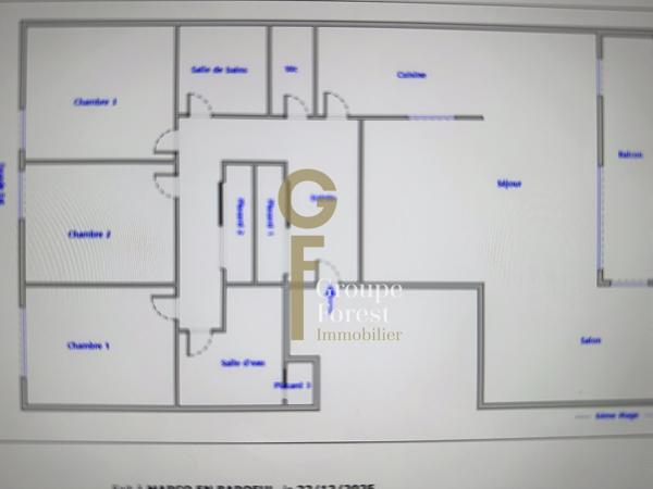 NOUVEAUTÉ : 102,40M2, 3 CHAMBRES, TERRASSE, CAVE ET PARKING