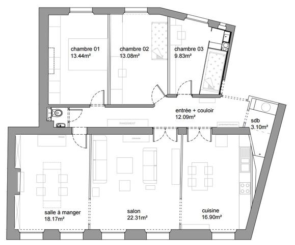 Paris (75010) Élégance parisienne – Appartement de réception familial au cœur du 10?