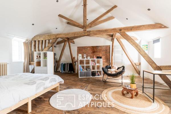 Maison de caractère rénovée avec jardin aux portes de Rennes