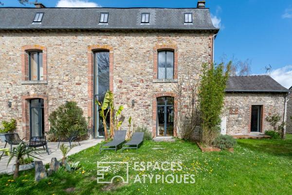 Maison de caractère rénovée avec jardin aux portes de Rennes