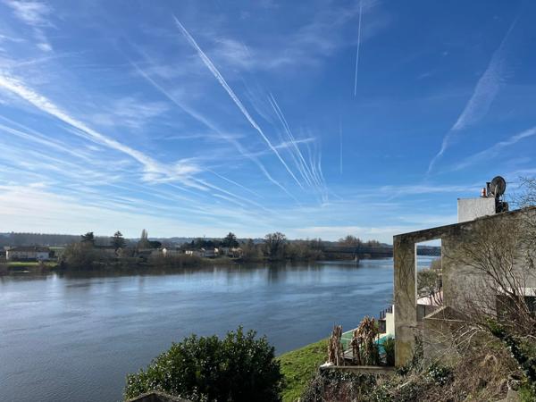 Maison 97 m² avec garage de 90 m² avec vue dominante sur la Dordogne