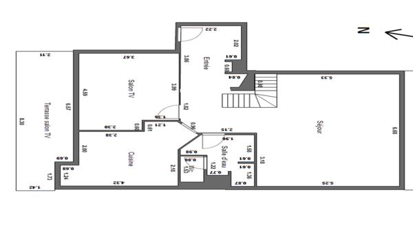 DUPLEX 6 pièce(s) 156.17 m2  2 Terrasses Parking