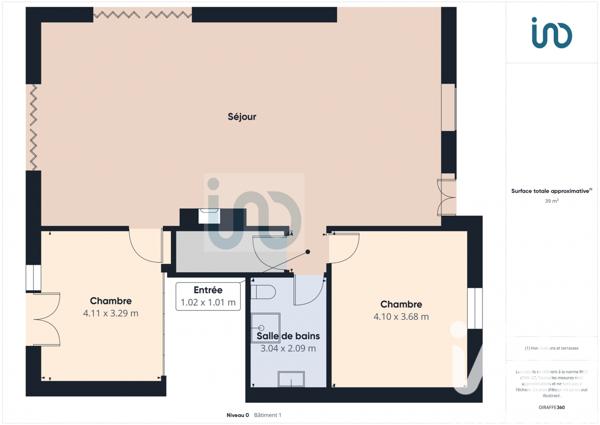 Maison à vendre 3 pièces 102 m² Sainte-Marie-de-Ré