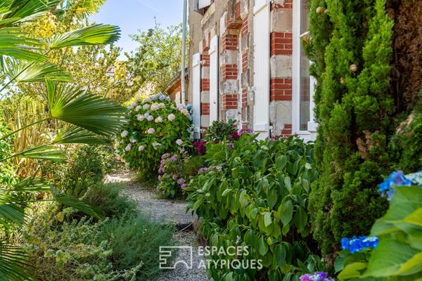 Maison de caractère avec jardin d’exception à Rezé