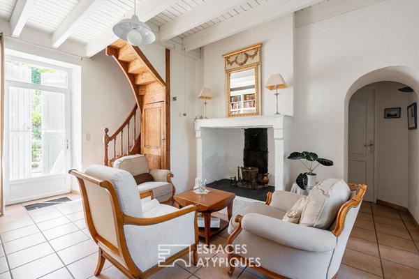 Maison de caractère avec jardin d’exception à Rezé