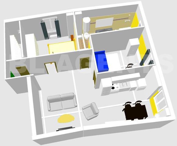 Appartement 3 pièce(s) 54 m2