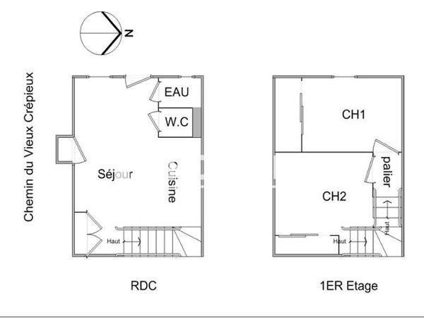 À vendre Maison 3 pièces 45.03 m² - Rillieux-la-pape 69140