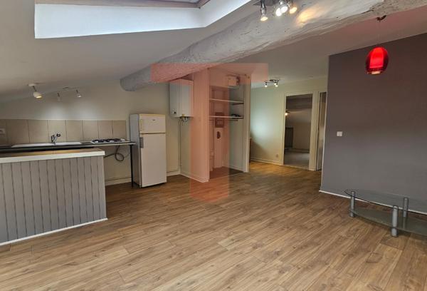 Saint-Étienne (42100) Bel appartement mansardé T3 de 62m² dans petite copropriété - quartier Valbenoite en TBE