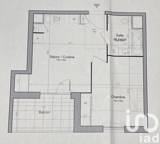 Appartement à vendre 2 pièces 39 m² Lyon 9