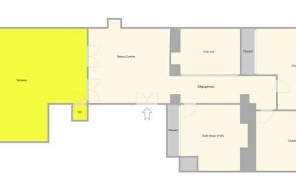 Appartement à vendre    2 pièces • 64,11 m2 Nice