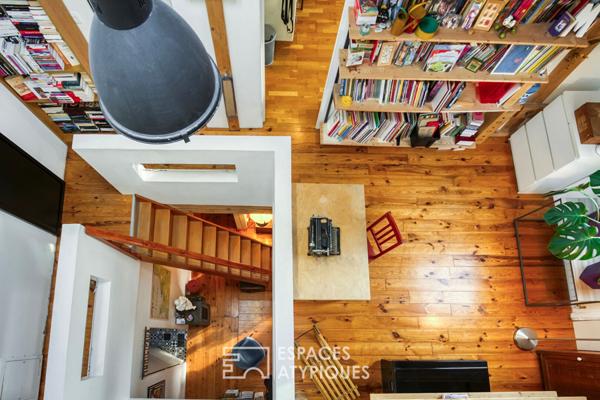 Maison restructurée à l’esprit bohème avec jardin et garage