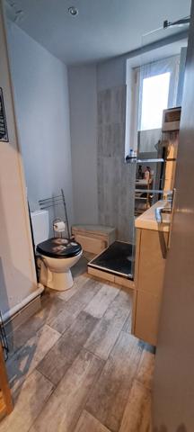 Appartement F1 vendu loué 703 euros charges comprises.
