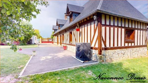 Maison normande de 115 m² avec dépendances aménageables de 110m² , calme et cachet – 284 000 €