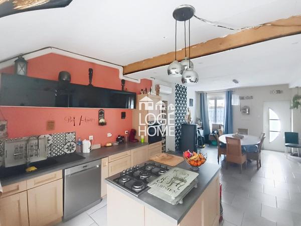 Maison semi plain pied jardin garage