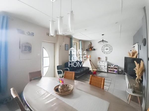 Maison semi plain pied jardin garage