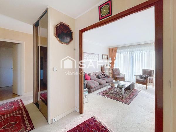 CENTRE du Vésinet, Résidence de standing,  3 chambres, 2 parkings sécurisés