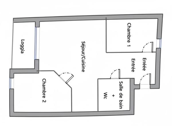 Appartement T3 Narbonne plage avec parking privé