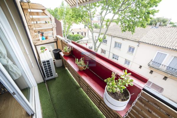11100 NARBONNE A LOUER T2 MEUBLE AVEC PARKING , CAVE ET BALCON NARBONNE