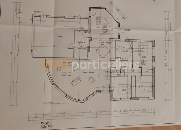 Vente
                Maison174 m² - 6 Pièces -
                    ROUSSAY (49450)