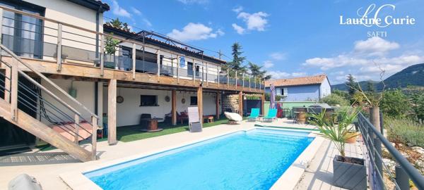 Maison T5 185m² avec garage et piscine