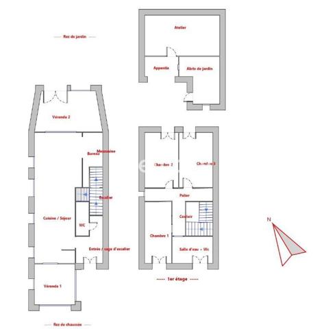 Maison 4 pièces - 95 m² Exclusivité efficity