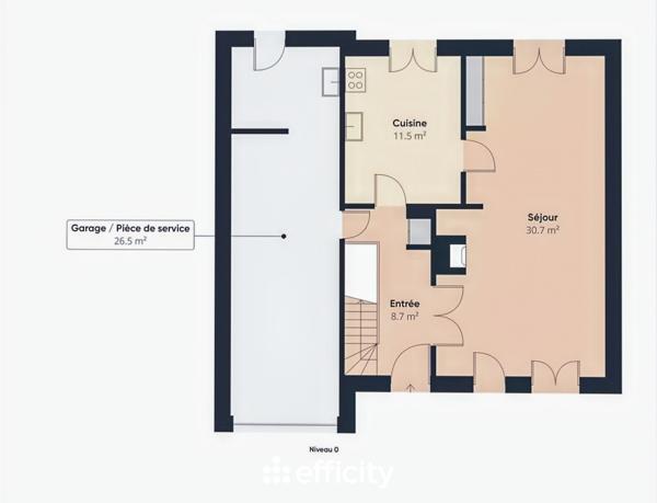 Maison 6 pièces - 110 m² Exclusivité efficity