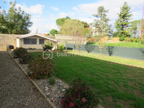 Dpt LANDES (40), à saisir ce plain-pied situé centre ville d' Aire sur Adour au calme sur un Terrain clos et arboré de 760 m² 

Exceptionnel , cette jolie maison contemporaine et lumineuse  de Décembre 2020 vous offre :  
Bel espace de vie très lumineux donnant sur sa grande terrasse et cuisine d'été avec four à pain orientées sud, une cuisine entièrement équipée, 3 chambres, 1 salle d'eau avec douche Italienne, un cellier et  2 WC. Un garage attenant complète ce lot.

Coté technique, tout y est avec des prestations haut de gamme : une PAC réversible (pompe à chaleur) Aqua Air avec production d'eau chaude avec réglage individuel de température des pièces, des baies vitrées à galandage, volets roulants électriques à commande centralisée, porte de garage et portail à commandes électriques, visiophone, VMC, adoucisseur d'eau et assainissement collectif. Fibre en place.

Tout cela gratifié d'un excellent DPE avec la lettre A.
Ce plain pied RT 2012 est encore sous garantie décennale jusqu' à Décembre 2030 pour un achat en toute tranquillité.

Beau terrain clos, plat et arboré avec des arbres fruitiers, jardin et un forage pour l'arrosage automatique.

Océan / montagne à 1H15 minutes de route…

Si vous rêvez d'un bien exceptionnel sous garantie décennale au calme pour poser vos valises, c'est incontestablement ici...
 A visiter sans tarder, Affaire à saisir pour ce bien exceptionnel à prix canon et rare sur le marché……

Contactez Frédéric pour vous organiser une visite.