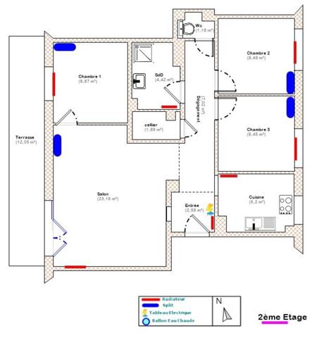 Appartement à SAINTE-MAXIME, 83120 - 4 pièces 77m²
