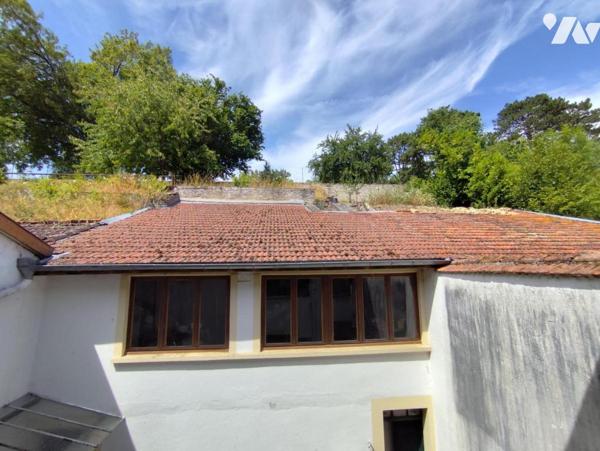Maison avec garage, grange de 115 m², atelier et jardin en bord de bras de Meuse